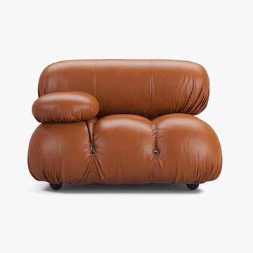 Camaleonda Leather Sofa Module Left Armrest